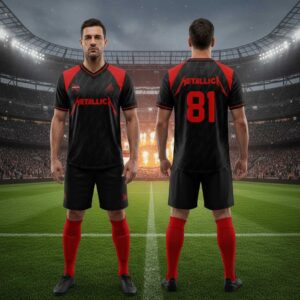 Metallica M72 World Tour 2026 Football Jersey