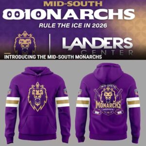 Mid South Monarchs Rule The Ice 2026 Hockey Is Back Tee Hoodies