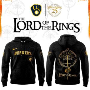 Milwaukee Brewers The Lord Of The Rings 25th Anniversary Hoodie