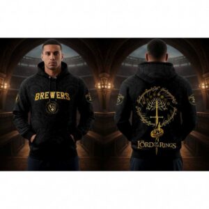 Milwaukee Brewers The Lord Of The Rings 25th Anniversary Hoodie