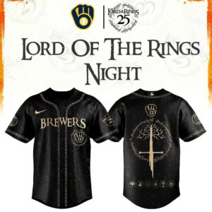 Milwaukee Brewers The Lord of The Rings Baseball Jersey