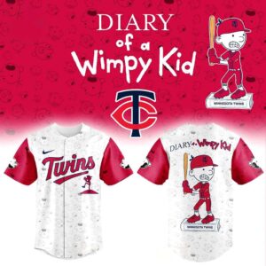 Minnesota Twins Diary Of A Wimpy Kid Baseball Night 2026 Jersey