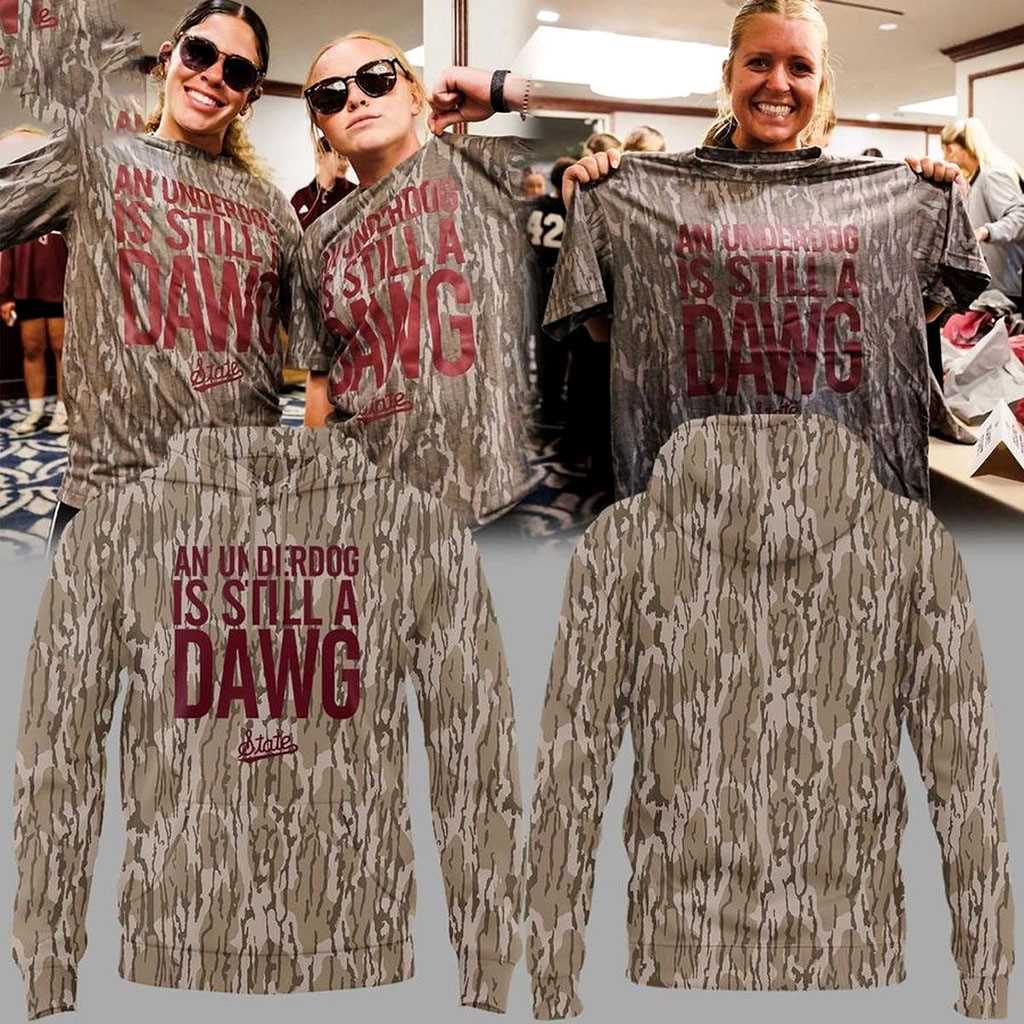 Mississippi State Bulldogs Softball 2026 An Underdog Is Still A Dawg Tee Hoodie Mississippi State Bulldogs Softball 2026 An Underdog Is Still A Dawg Tee Hoodie