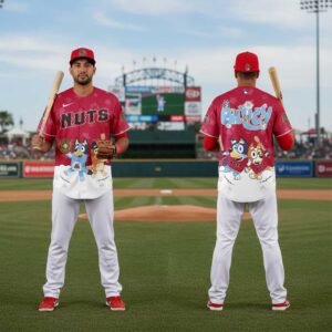 Modesto Nuts Bluey Night Minor League Game 2026 Baseball Jersey