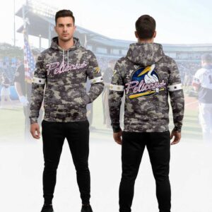 Myrtle Beach Pelicans 2026 Military Appreciation Night Tee Hoodie