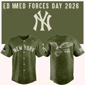 New York Yankees Armed Forces Day 2026 Baseball Jersey