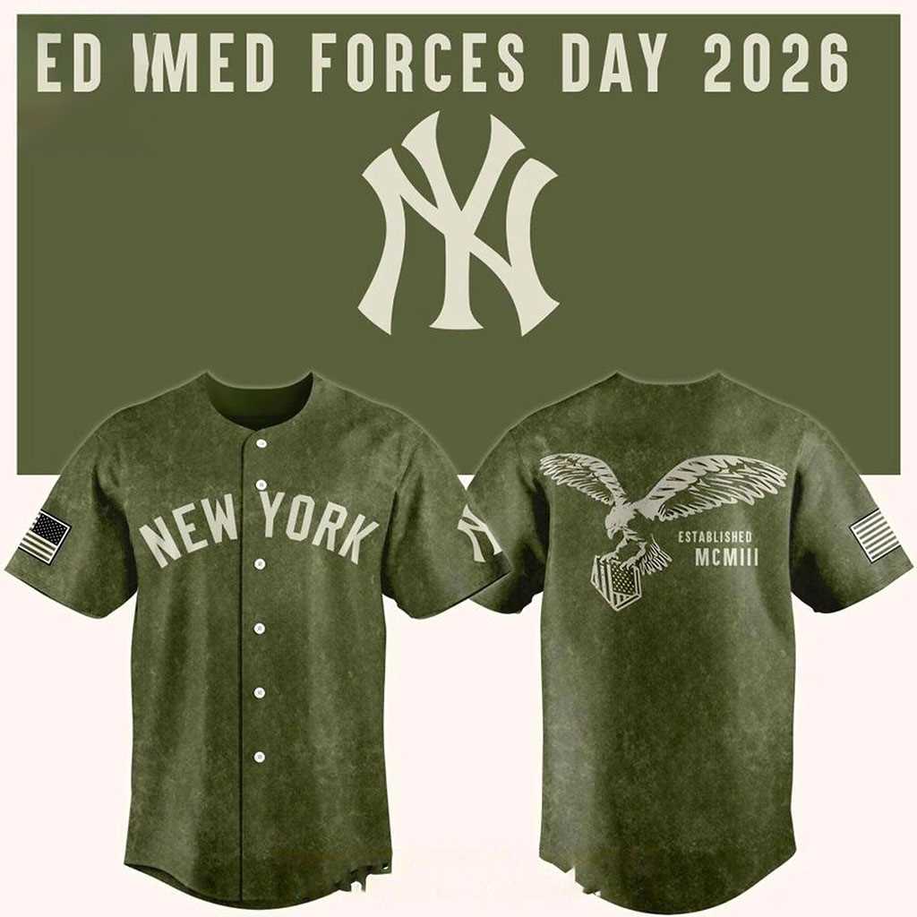 New York Yankees Armed Forces Day 2026 Baseball Jersey New York Yankees Armed Forces Day 2026 Baseball Jersey