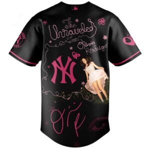 New York Yankees Olivia Rodrigo The Unraveled Tour Jersey