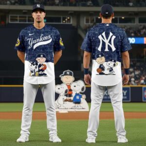 New York Yankees Peanuts Game Night 2026 Classic Baseball Jersey
