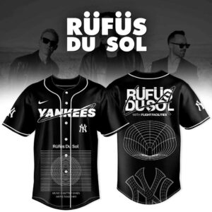 New York Yankees RUFUS DU SOL Inhale Exhale World Tour 2026 Baseball Jersey