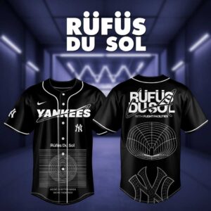 New York Yankees RUFUS DU SOL Inhale Exhale World Tour 2026 Baseball Jersey