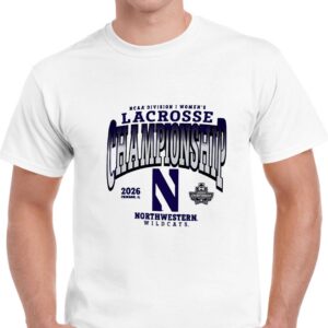 Northwestern Wildcats NCAA Division I Womens Lacrosse Championship 2026 Tee