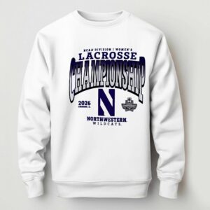 Northwestern Wildcats NCAA Division I Womens Lacrosse Championship 2026 Tee