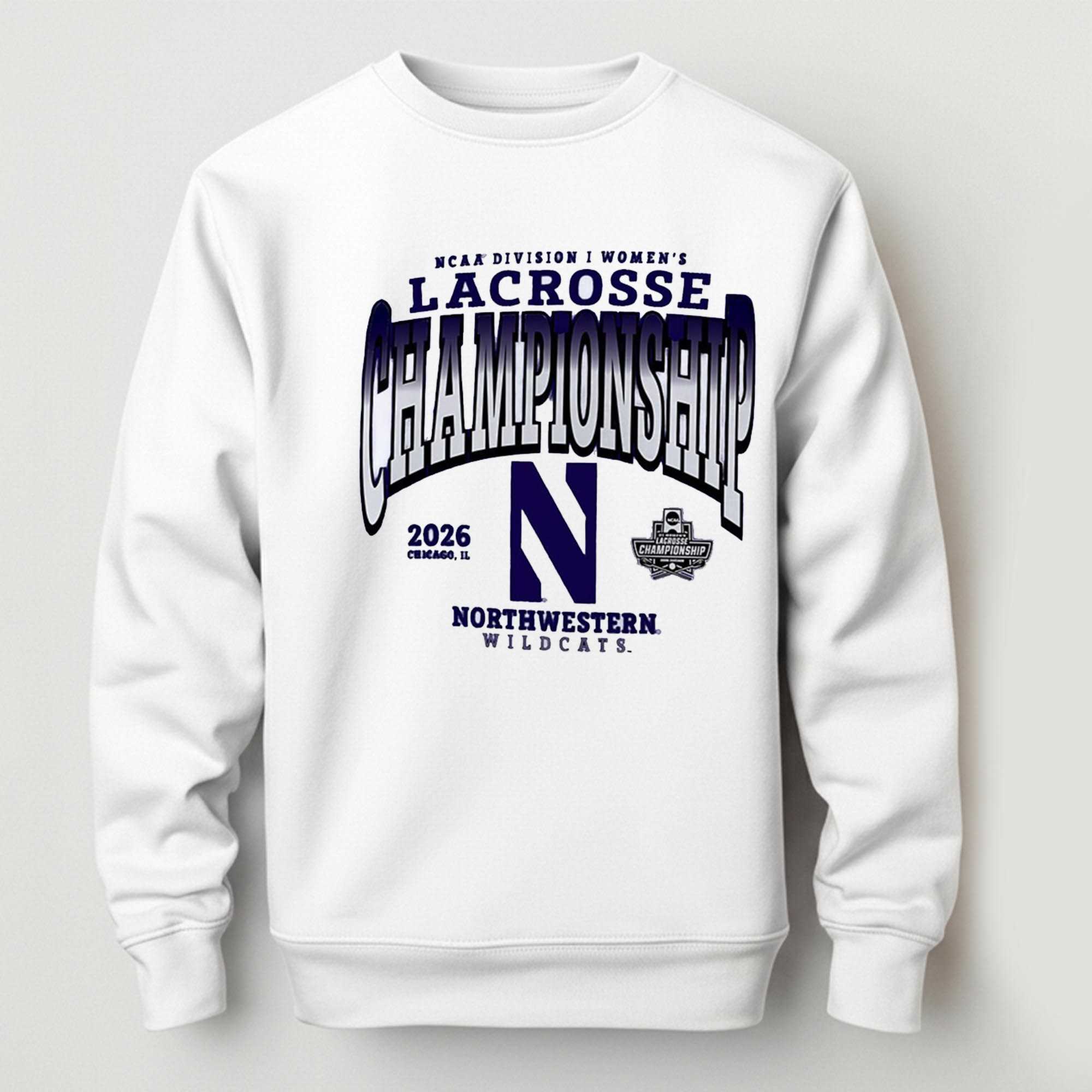 Northwestern Wildcats NCAA Division I Womens Lacrosse Championship 2026 Tee Northwestern Wildcats NCAA Division I Womens Lacrosse Championship 2026 Tee