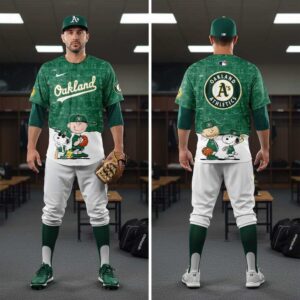 Oakland Athletics Peanuts Game Night 2026 Classic Baseball Jersey