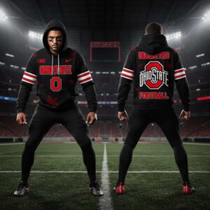 Ohio State Buckeyes Blackout Hoodie