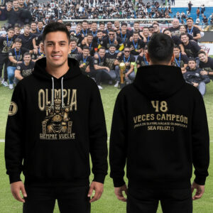 Olimpia Siempre Vuelve 48 Veces Campeón 2026 Tee Hoodie