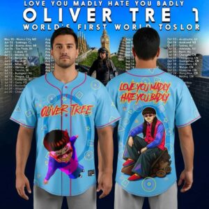 Oliver Tree World's First World Tour Baseball Jersey