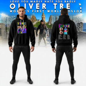 Oliver Tree World's First World Tour Black Hoodie
