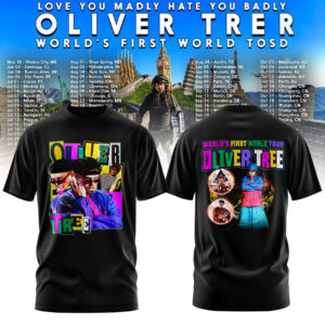 Oliver Tree World's First World Tour Black Hoodie