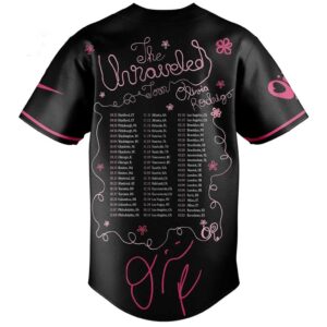 Olivia Rodrigo The Unraveled Tour Jersey