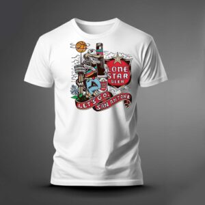 Opossum Lets Go San Antonio Lone Star Beer Tee