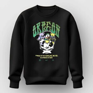 Oregon Ducks Grateful Dead A Friend Of The Ducks Is A Friend Of Mine Nike Shirt