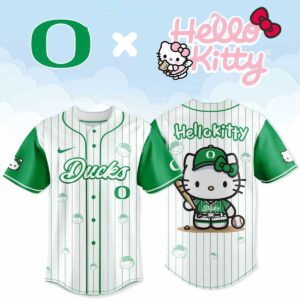 Oregon Ducks Hello Kitty Soft Girl Aesthetic Jersey