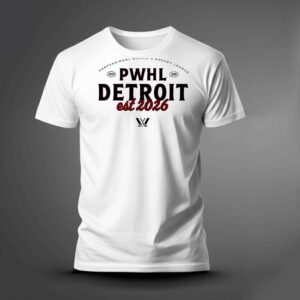 PWHL Detroit Est 2026 Professional Womens Hockey League Shirt