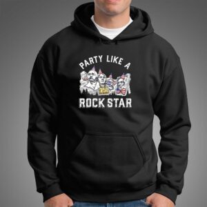 Party Like A Rock Star Rushmore Usa 250 Mount Rushmore Shirt