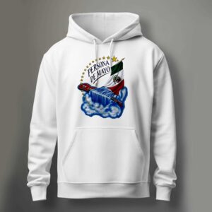 Persona de Mayo Mexican flag Guitar Waterfall Stars Shirt