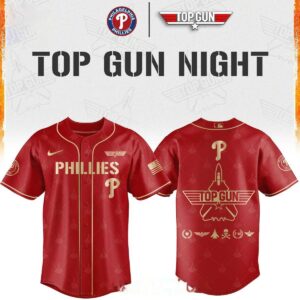 Philadelphia Phillies Top Gun 2026 Comeback Night Baseball Jersey