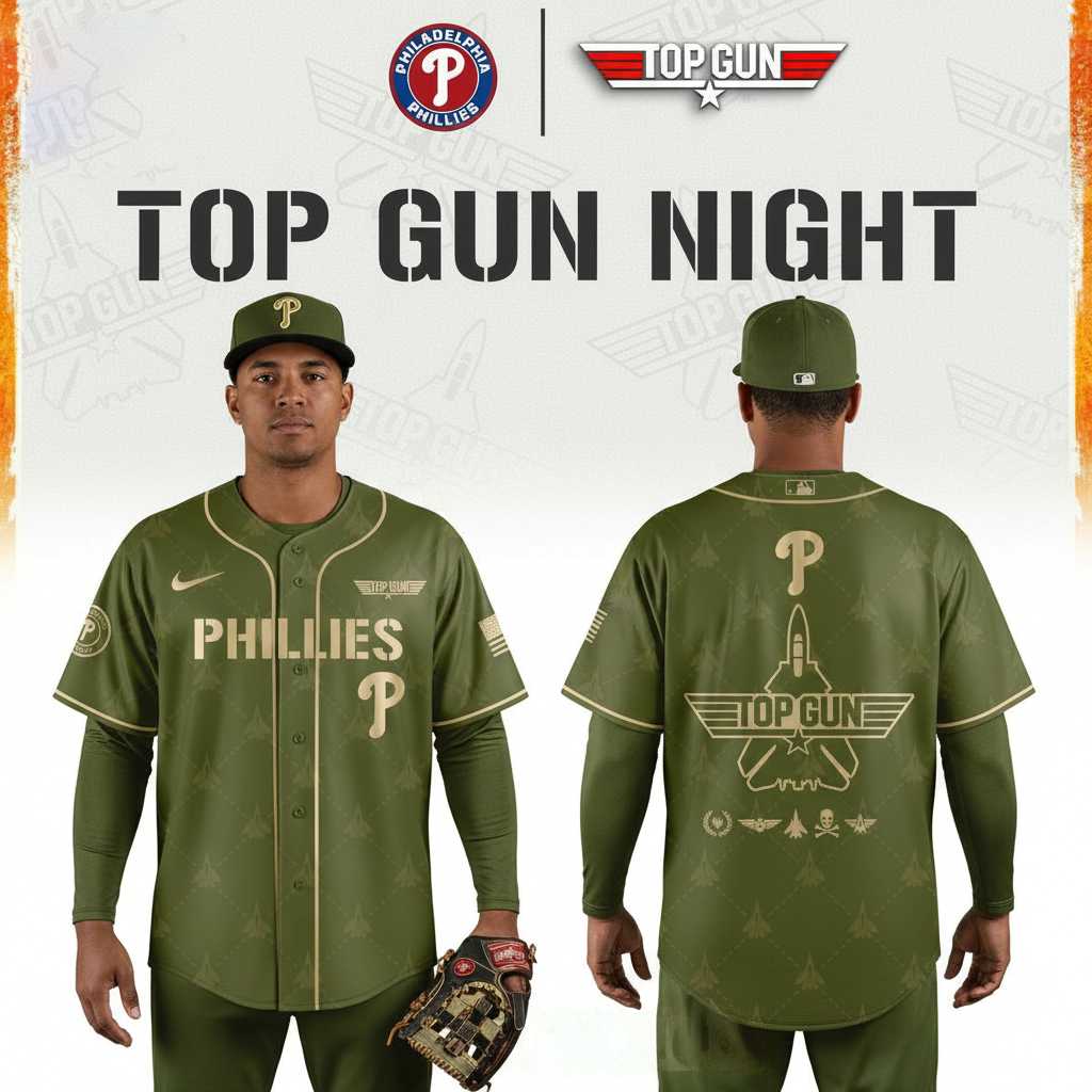 Philadelphia Phillies Top Gun 2026 Comeback Night Baseball Jersey Philadelphia Phillies Top Gun 2026 Comeback Night Baseball Jersey