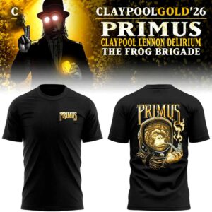 Primus Claypool Gold Tour 2026 Edition T Shirt