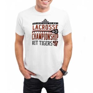 RIT Tigers NCAA Division III Mens Lacrosse National Championship 2026 Tee