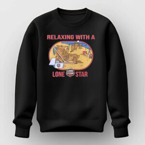Relaxing With A Lone Star Beer Shirt