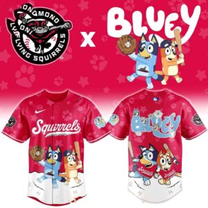 Richmond Flying Squirrels Bluey Night 2026 MiLB Game Baseball Jersey