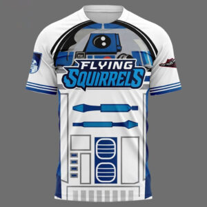 Richmond Flying Squirrels R2 D2 Star Wars Night 2026 Shirt