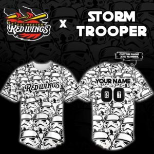 Rochester Red Wings Stormtrooper Star Wars Night 2026 Minor Baseball Jersey