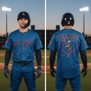Rocket City Trash Pandas Nurse Appreciation Night Baseball Jersey Rocket City Trash Pandas Nurse Appreciation Night Baseball Jersey