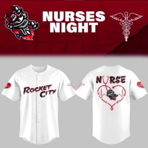 Rocket City Trash Pandas Nurse Appreciation White Jersey