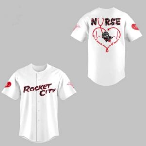 Rocket City Trash Pandas Nurse Appreciation White Jersey