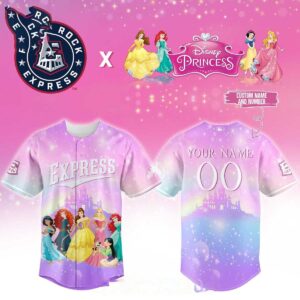 Round Rock Express Disney Princess Night 2026 Custom Baseball Jersey