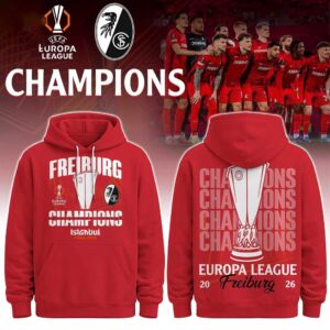 SC Freiburg Europa League Champions 2026 Tee Hoodie