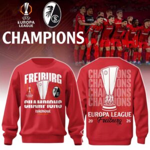 SC Freiburg Europa League Champions 2026 Tee Hoodie