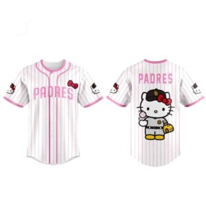 San Diego Padres Hello Kitty Night Plus Hello Kitty Night 2026 Plus Baseball Jersey