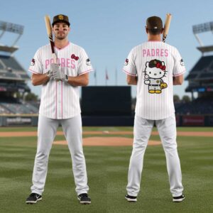 San Diego Padres Hello Kitty Night Plus Hello Kitty Night 2026 Plus Baseball Jersey