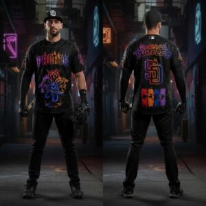 San Diego Padres Teenage Mutant Ninja Turtles Dark Mode Jersey