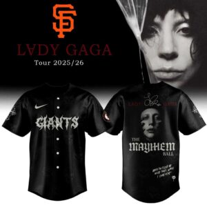 San Francisco Giants Lady Gaga MAYHEM Tour Jersey