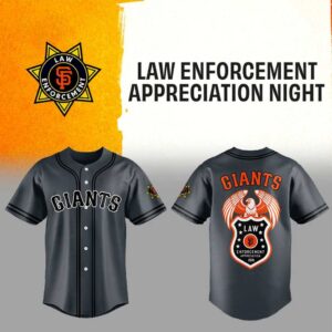 San Francisco Giants Law Enforcement Appreciation Night 2026 Edition Baseball Jersey